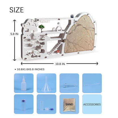 ELNMLHT educational science kit layout featuring included tools funnel dropper and water tower