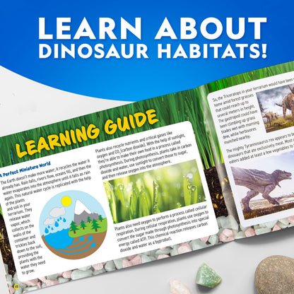 National Geographic dinosaur craft activity box packaging displaying the award winning toy logo.