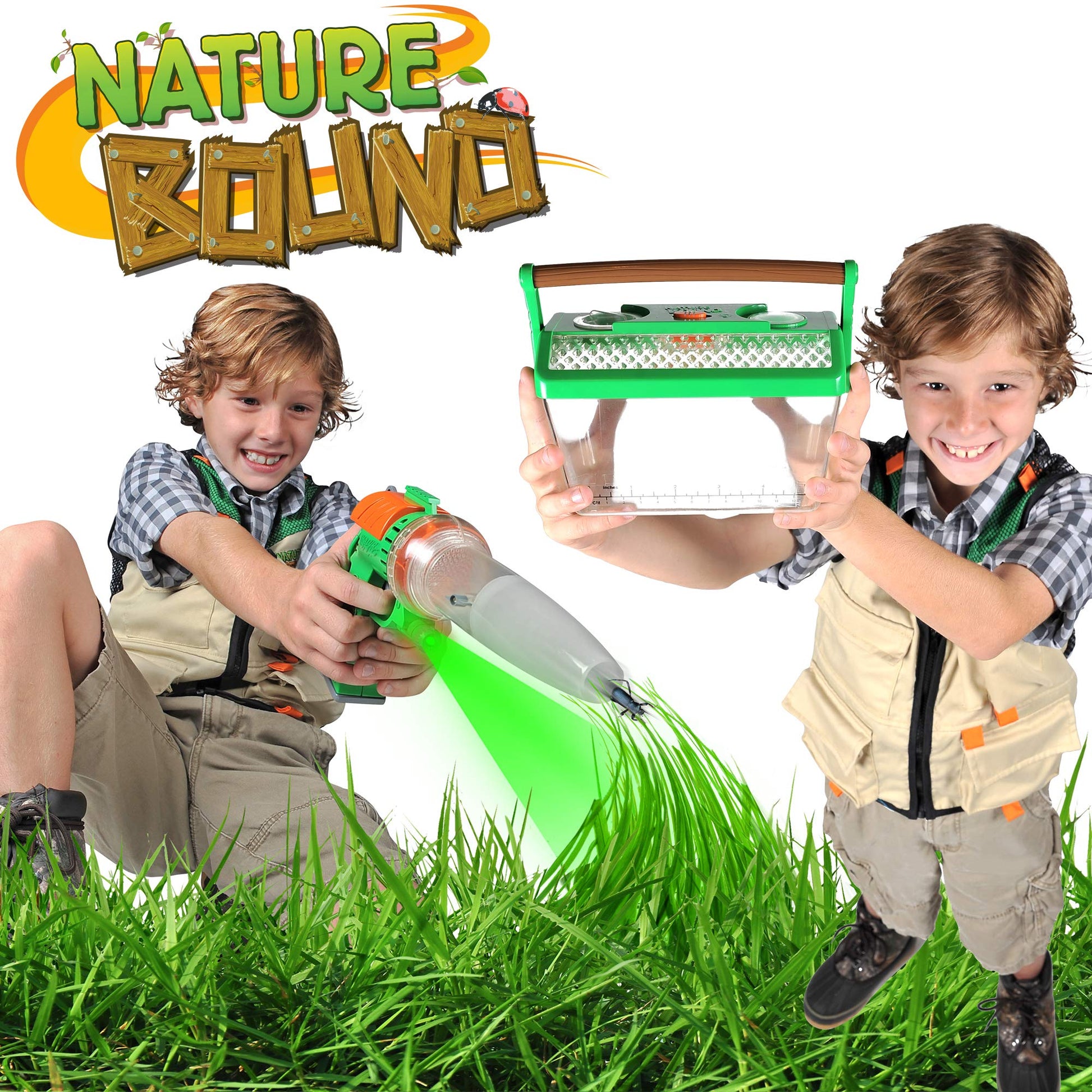 Educational STEM toy packaging box for the Nature Bound bug hunting set