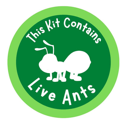 Two secure shipping tubes containing fifty live Western Harvester ants