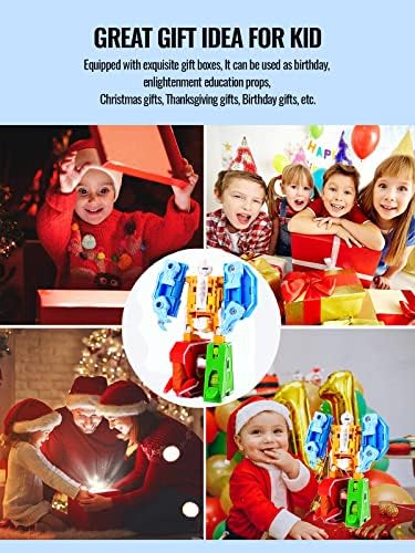 Complete fifteen piece interactive building set for kids holiday and birthday gifting