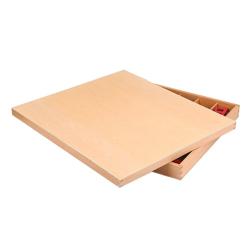 JE JOUE Montessori letter work box safely packaged displaying the complete premium wooden early childhood development kit