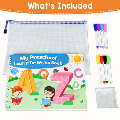 Auchq premium preschool learning activities kit packaged inside its beautifully designed educational gift box.