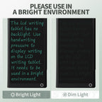 STTSWT electronic notepad closed view showcasing the premium professional black leather folio protective cover.