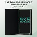 STTSWT reusable memo pad demonstration of the one click erase function removing clear screen text instantly.