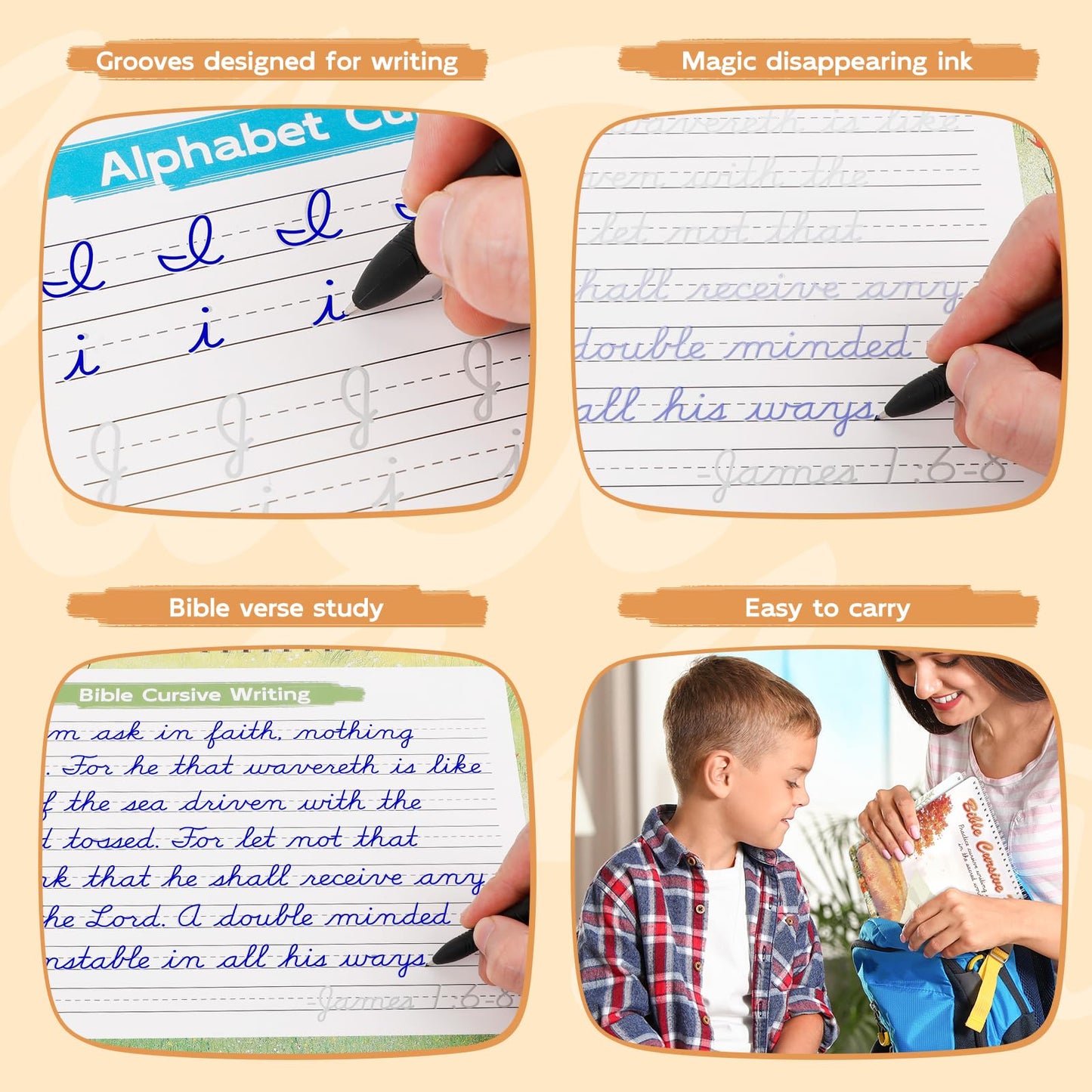 Zazopup cursive calligraphy practice toy set including replacement refills and special markers.