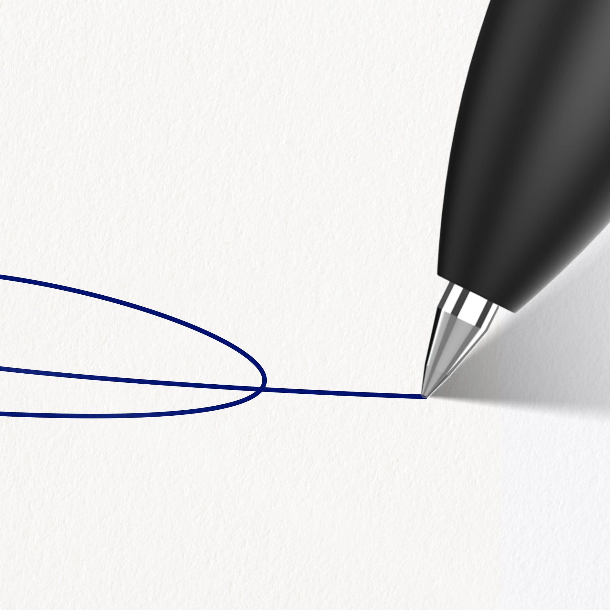 Before and after comparison graphic showing the automatic fading effect of the specialized ink.
