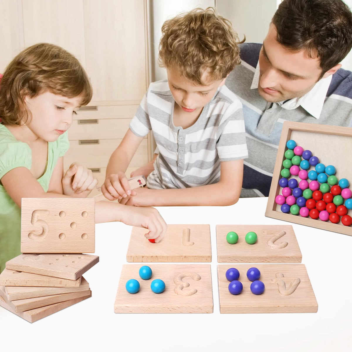 Premium packaging and contents of the imported BBtinker toddler learning set