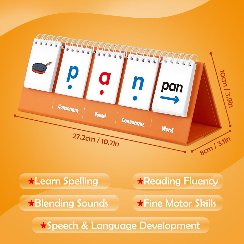 Durable waterproof paper word building manipulative toy for speech therapy