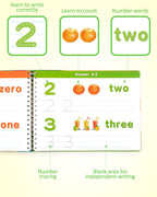 Montessori handwriting educational toy pages featuring uppercase and lowercase letters