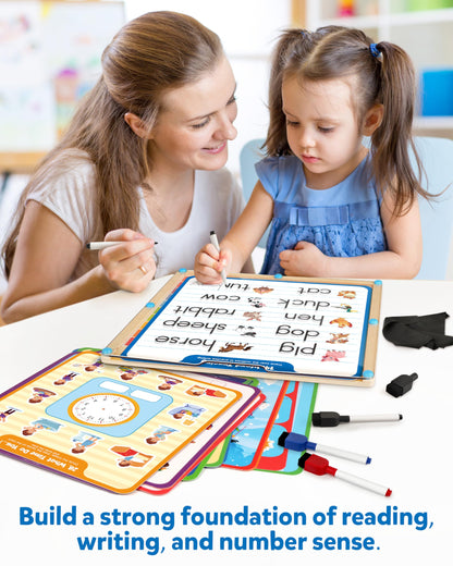 Coogam educational counting set layout demonstrating different math addition and subtraction games.