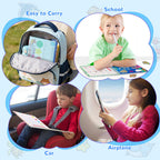 Websonaw early development learning binder showcasing the alphabet and phonics tracing layouts