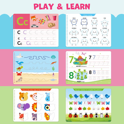 BenBen autism learning materials close up view of rounded edge waterproof pages.
