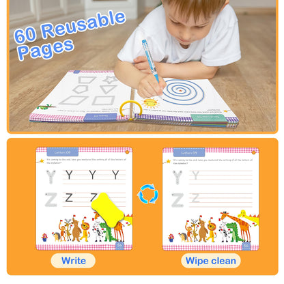 Close-up view of the waterproof and tear-resistant laminated pages with safe rounded corners for children