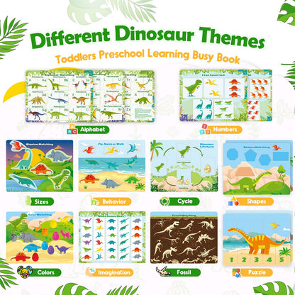 MDINGTD Montessori learning toy showing alphabet matching page with velcro pieces