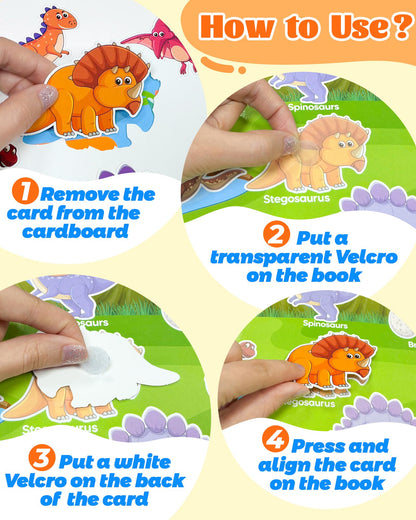 Walenced quiet book with weather seasons and human body concepts for preschoolers