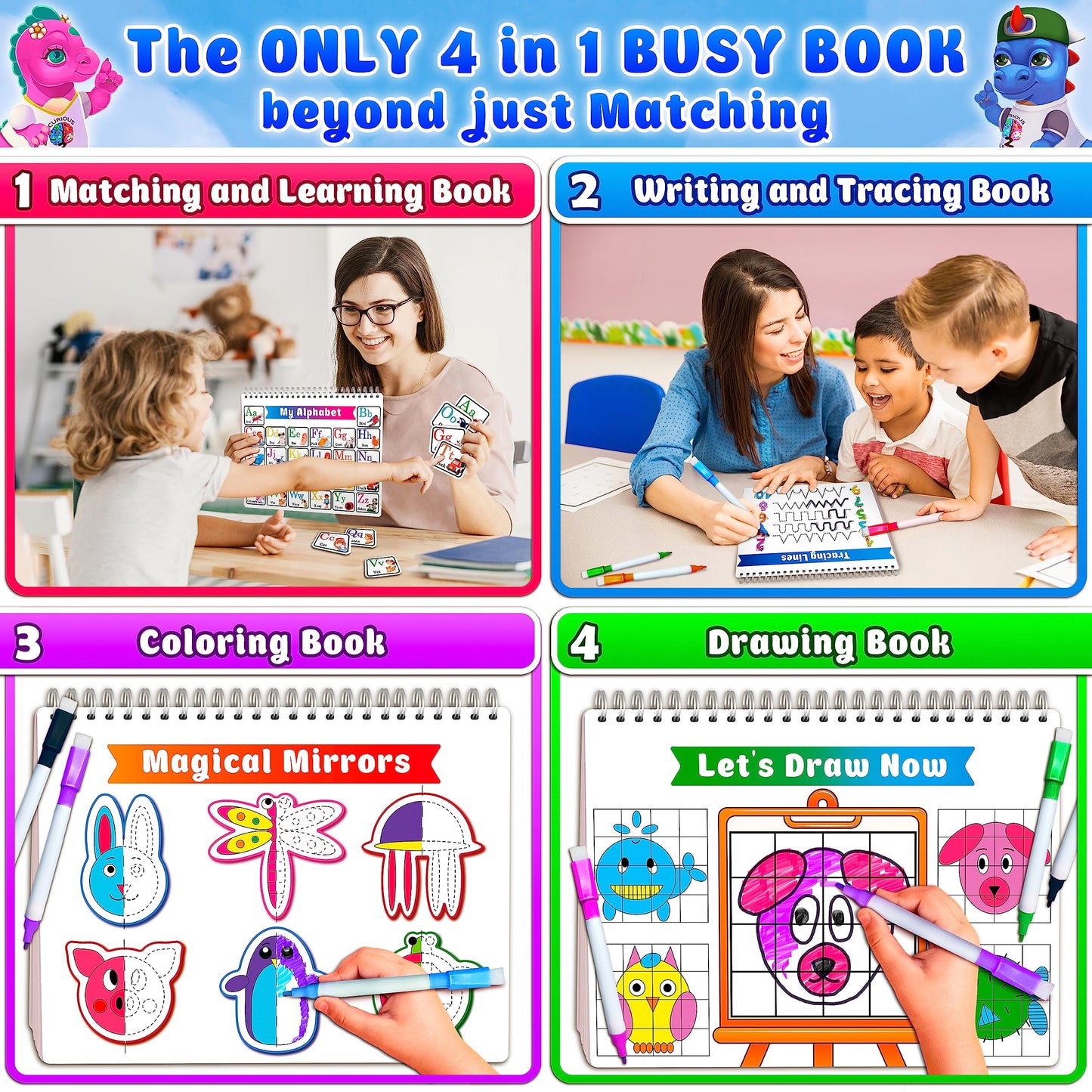 Curious 2 Learn travel friendly educational toy with its included storage bag
