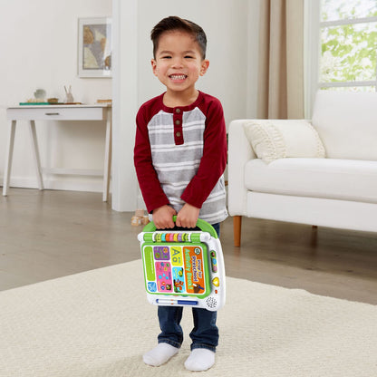 Interactive educational toy showing the rhyming and color matching layout for kids.