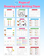 Benresive alphabet and number learning themes inside the Montessori preschool activity binder.