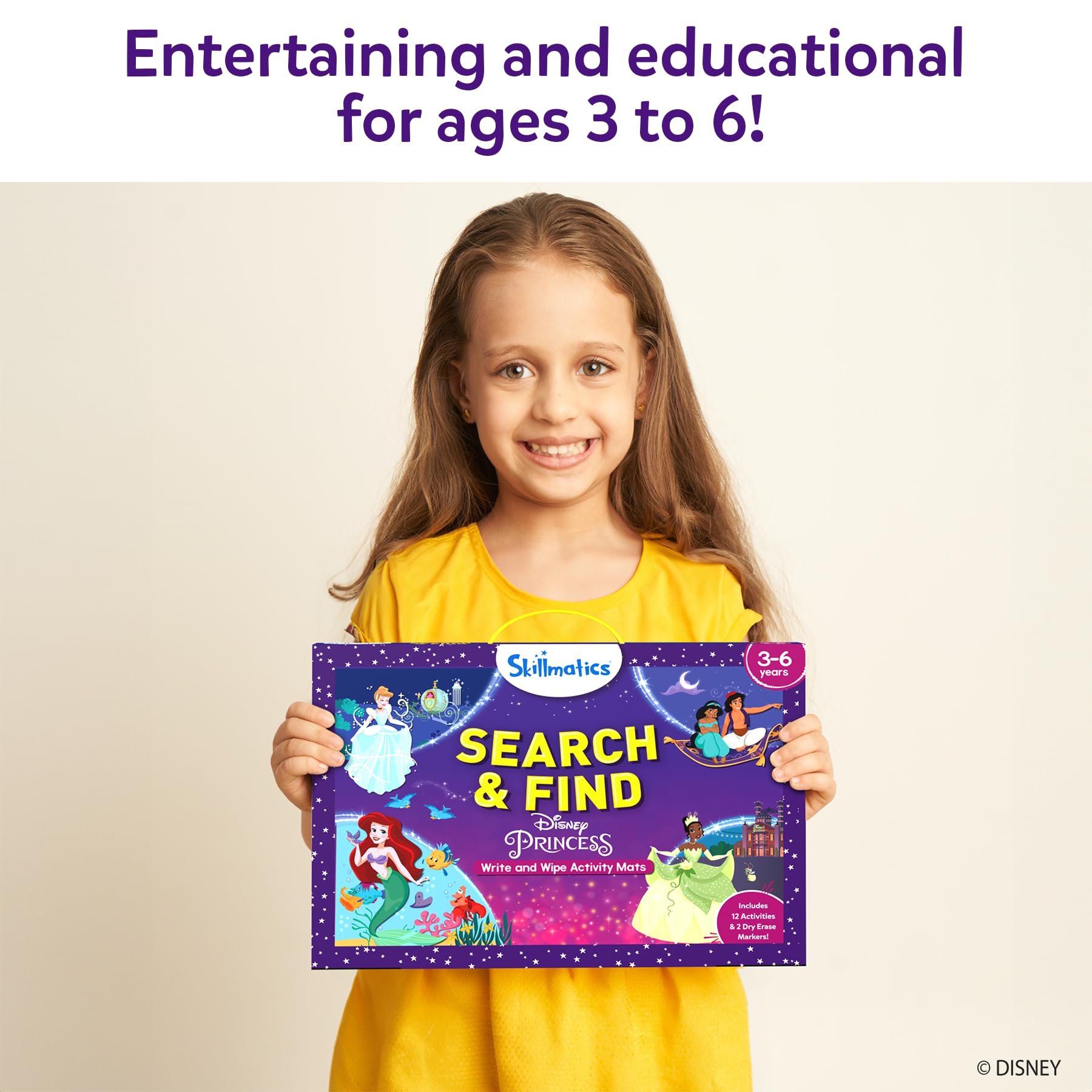 Mess free screen free learning toy for boys and girls ages three to six years showing focus and observation activities.