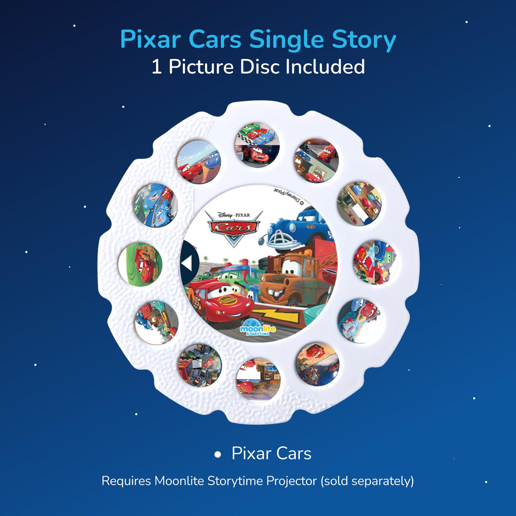 Interactive early learning gift package featuring the Moonlite Cars digital storybook disc.