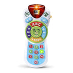 LeapFrog interactive toddler remote control toy with ten flashing number lights illuminated.