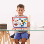 Lexibook Paw Patrol kid computer battery compartment and durable plastic build back view