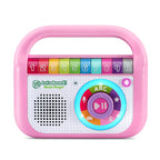Side angle view of the interactive children audio recorder device