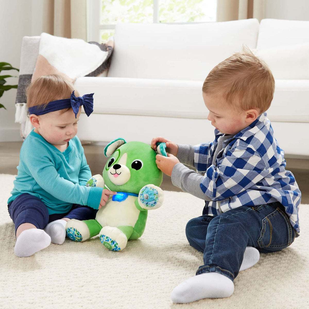 LeapFrog Scout Smarty Paws right hind paw night mode button
