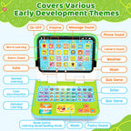 GMAOPHY 2-in-1 baby computer toy highlighting the four interactive educational mode switches