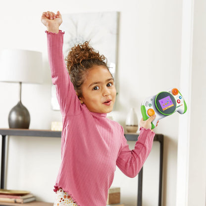 LeapFrog Leapster Ultra handheld system angled view demonstrating the unique rotating screen mechanism.
