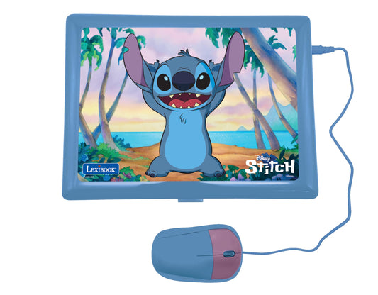 Lexibook bilingual interactive learning toy with attached purple mouse accessory.