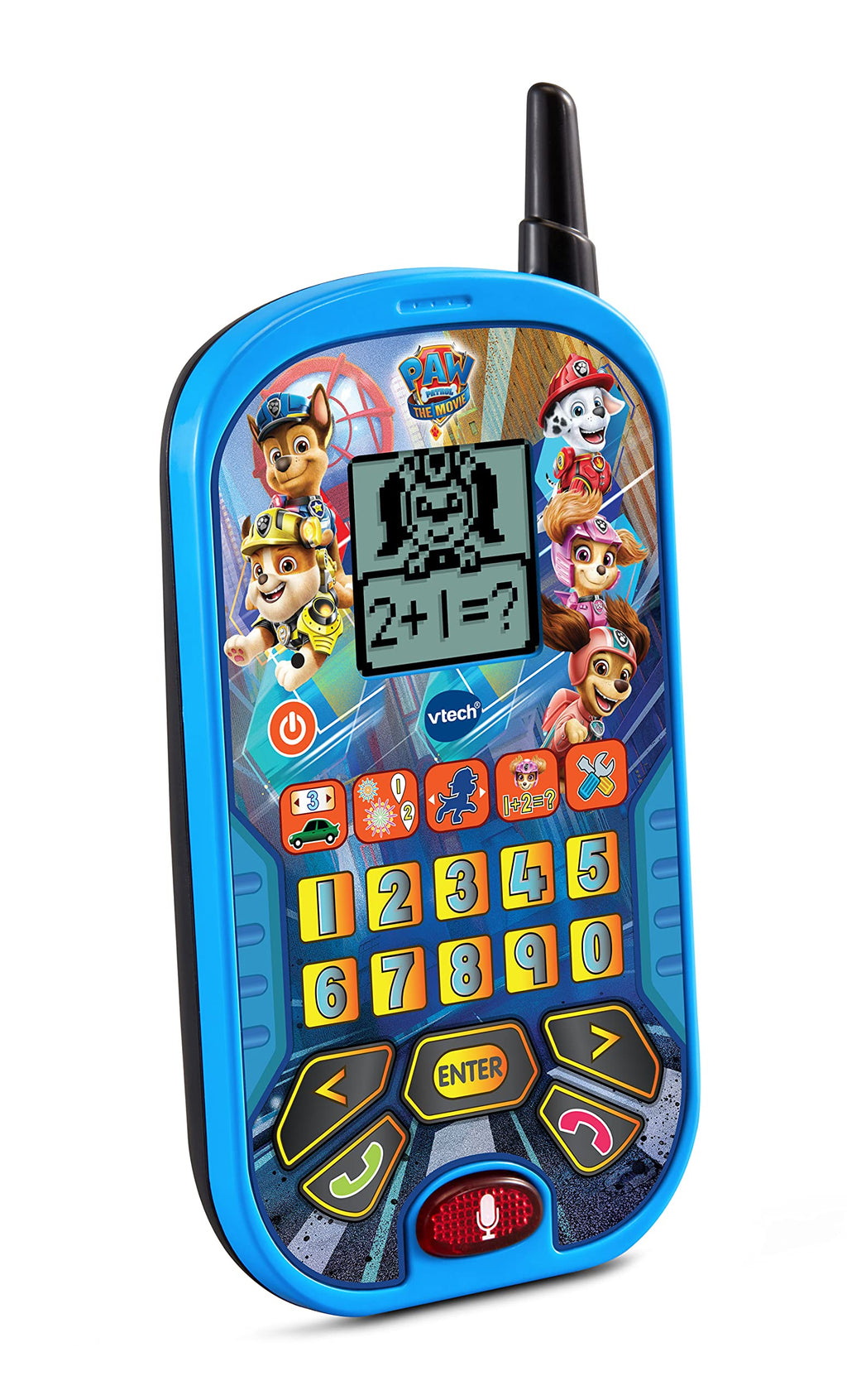 Vtech preschool educational toy display with Chase and Marshall graphics.