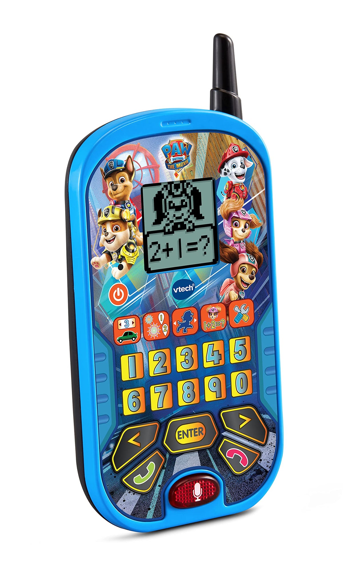 Vtech preschool educational toy display with Chase and Marshall graphics.