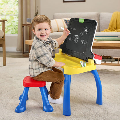 Frustration free packaging view of the imported VTech preschool learning station
