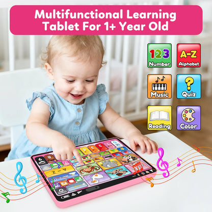 Peacurh montessori speech therapy toy for toddlers displaying the mini piano keyboard keys.