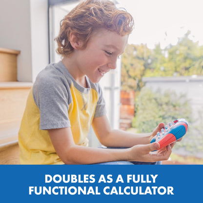 Educational Insights Math Whiz handheld calculator mode activation interface layout.