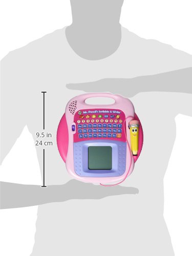 Educational electronic writing tablet for children featuring friendly characters and numbers layout