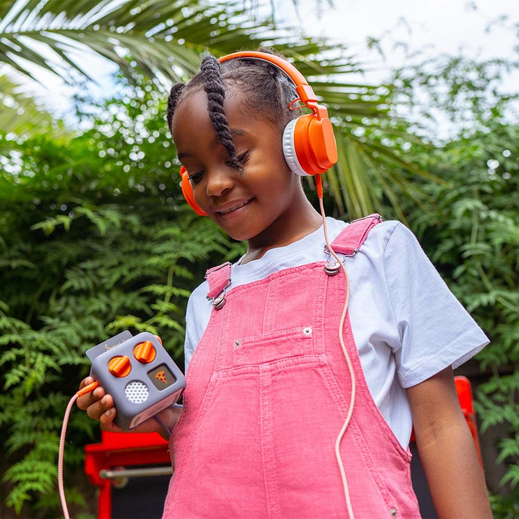 Premium educational audio card set for young space cadets and independent listening