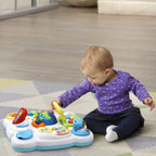 Frustration free packaging view of the green LeapFrog children activity table
