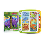 Close-up of the audio speaker and music button on the LeapFrog dinosaur learning toy