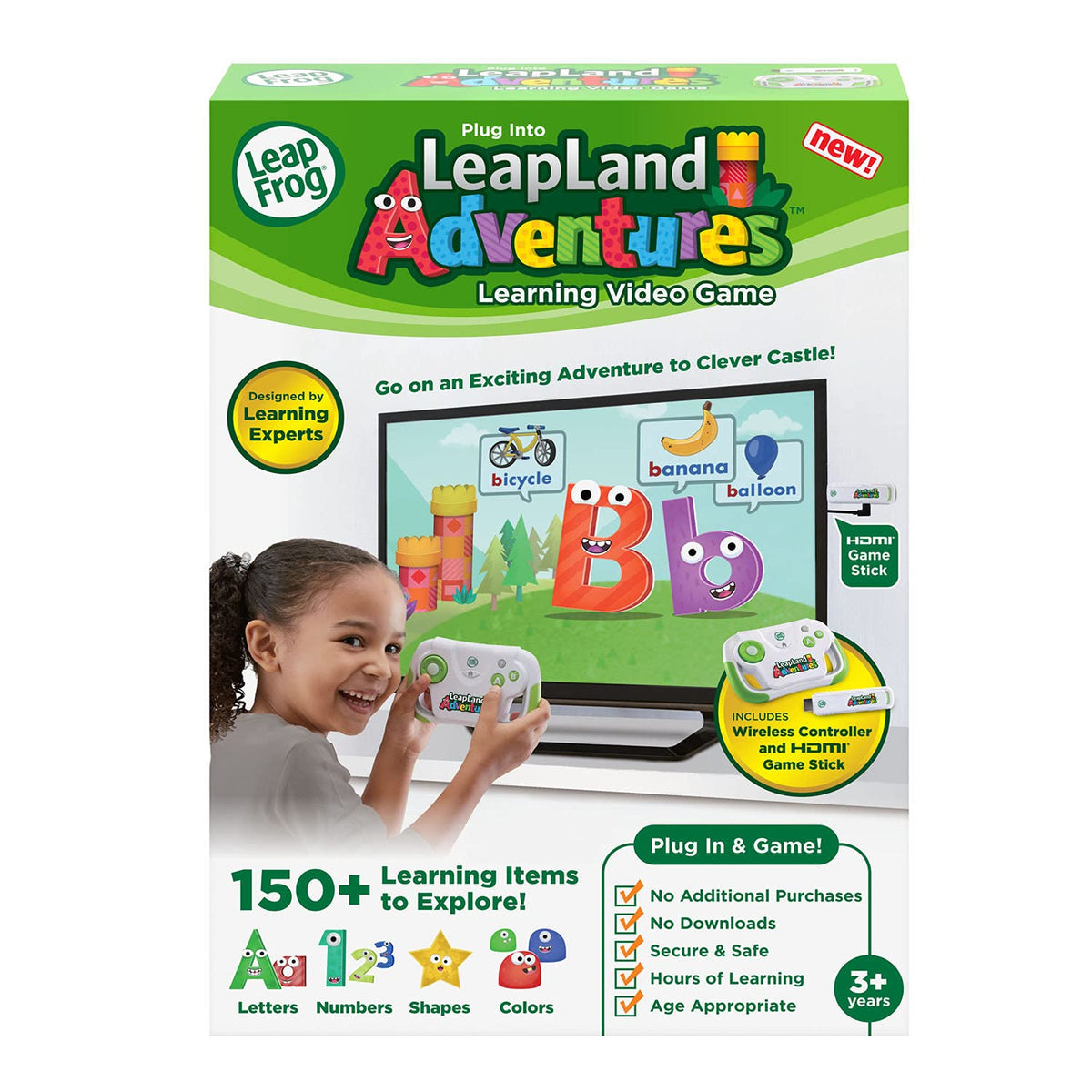 LeapFrog wireless game controller with large colored buttons for toddlers