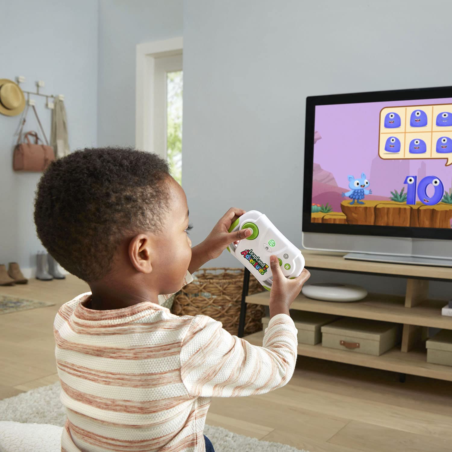 Numberville gameplay level illustrating counting and number recognition challenges for kids