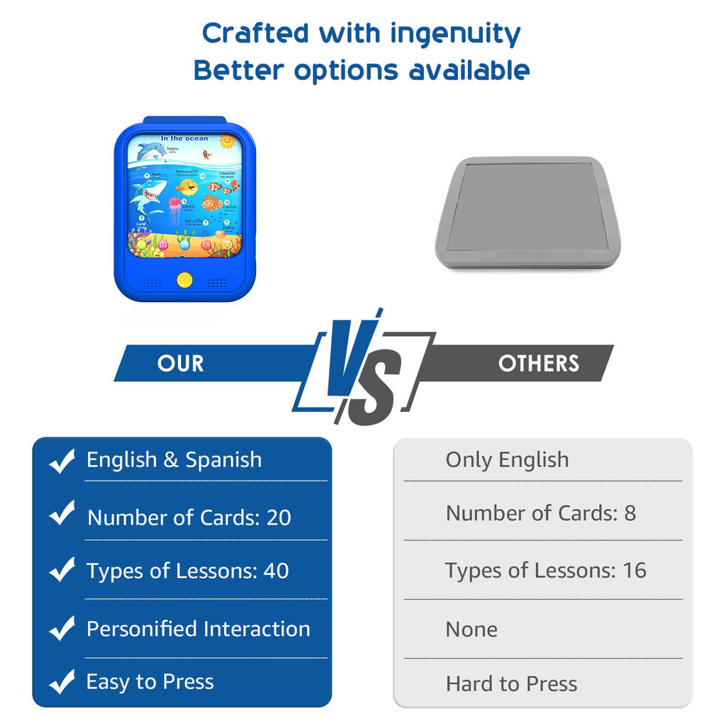 Qiaojoy early development toy with dual level volume control buttons visible