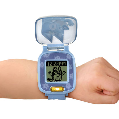 Authentic imported Bluey watch close up layout emphasizing the durable design for children.