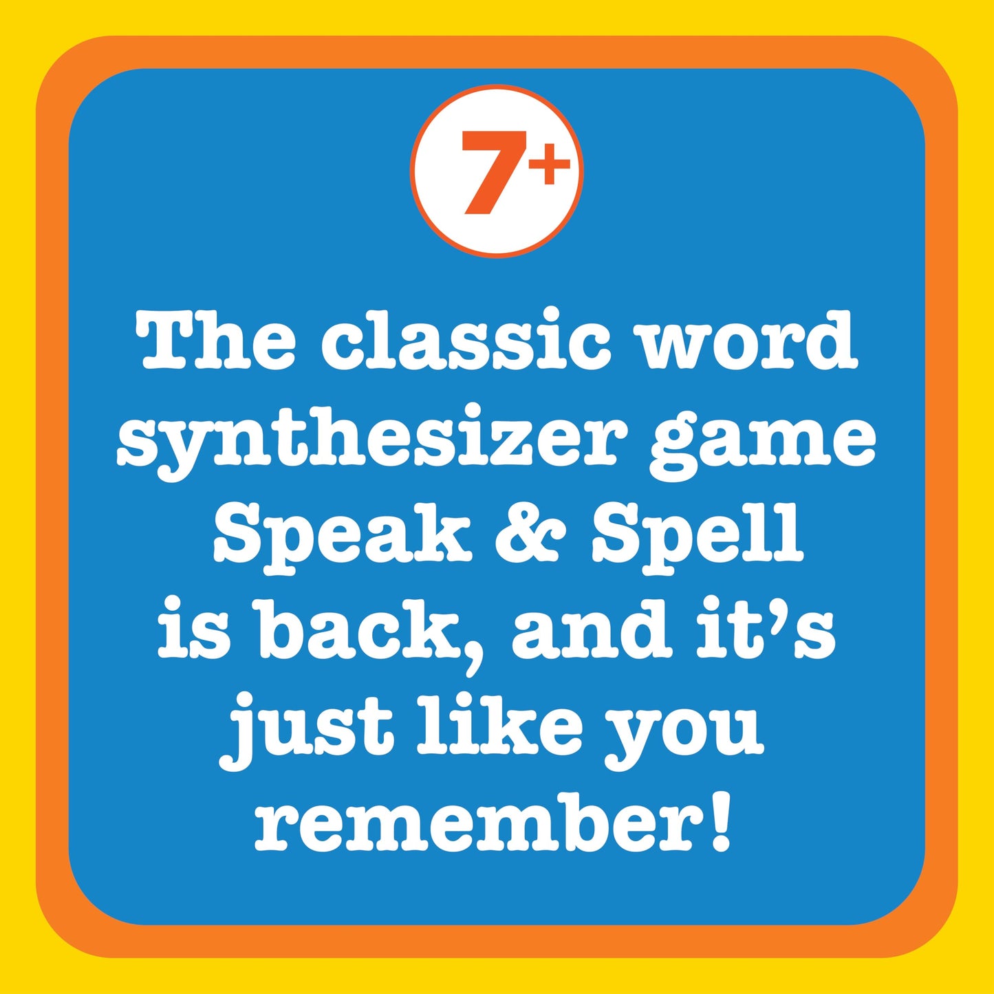 PlayMonster Speak And Spell alphanumeric keyboard layout and game mode selection keys detailed view