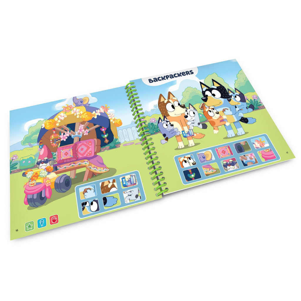 Rear packaging panel detailing the fifteen replayable early childhood educational activities