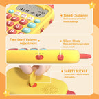 Alilo math practice tool packaging highlighting the nineteen games and fifty thousand question capacity.