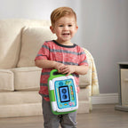 Back view of the LeapFrog imported educational device illustrating the battery compartment layout