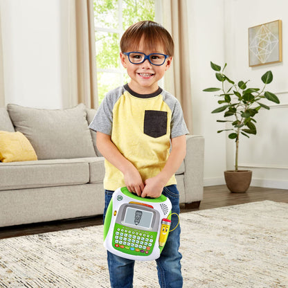 LeapFrog learning gadget showing the free draw artistic mode on the reflective LCD screen interface